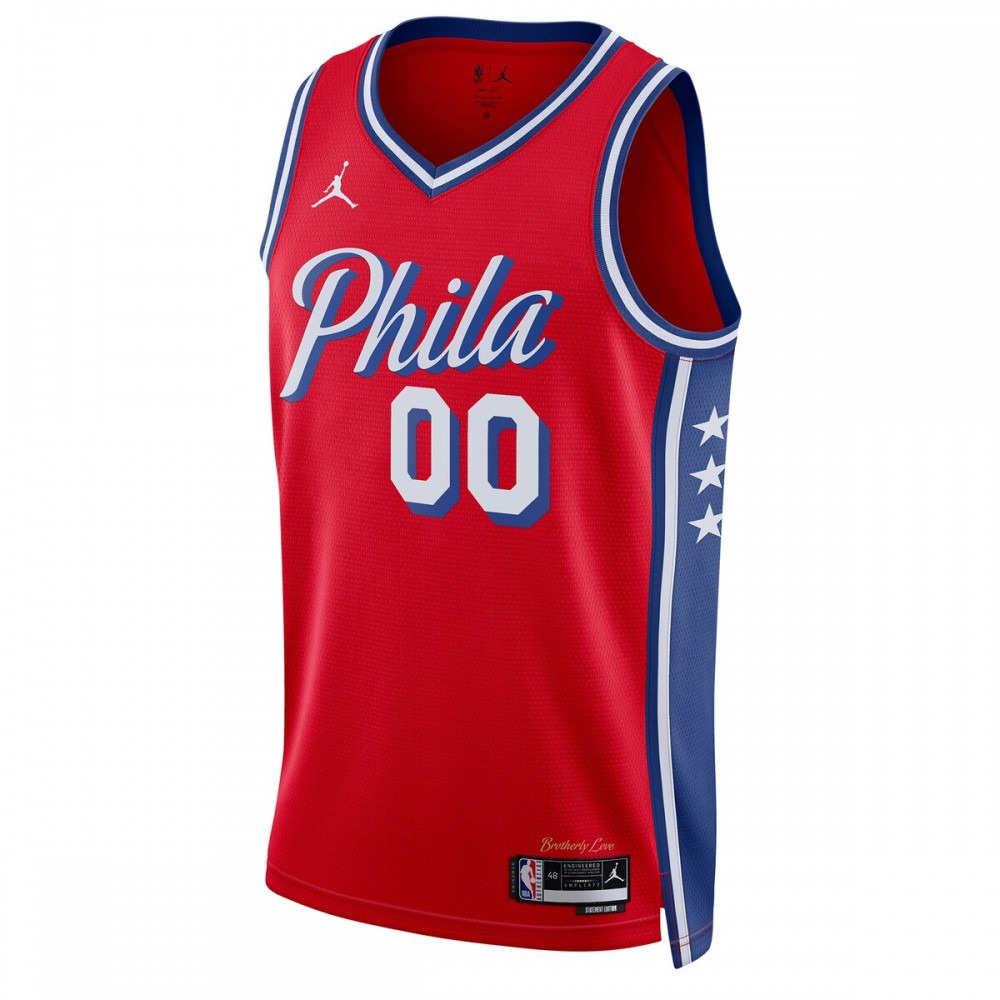 Philadelphia 76ers Jordan Brand Unisex 2022/23 Swingman Custom Jersey - Statement Edition - Red-Pro Kit Vault | Brand New 26/27 Sports Jerseys